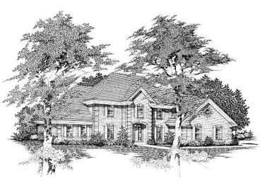 2-Story House Plan, 061H-0098