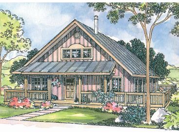 Vacation Home Plan, 051H-0071