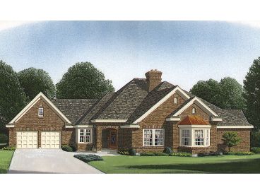 Traditional Home Plan, 054H-0039