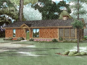 Vacation Cabin Plan, 025H-0354