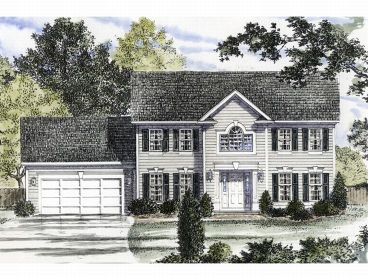 Colonial House Design, 014H-0057