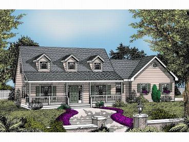Country Home Plan, 026H-0086