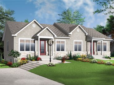 Duplex Home Design, 027M-0057