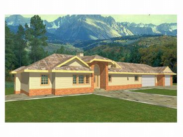 One-Story Home Plan, 012H-0033