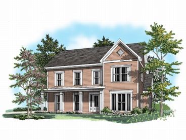 2-Story Home Plan, 019H-0088