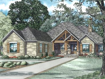 Craftsman House Plan, 025H-0339