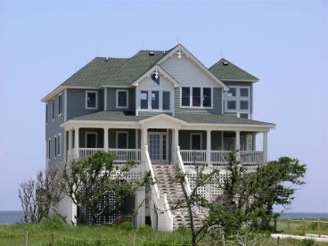 Beach Coastal House Plan, 041H-0018