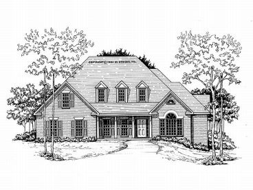 Two-Story House Plan, 019H-0012