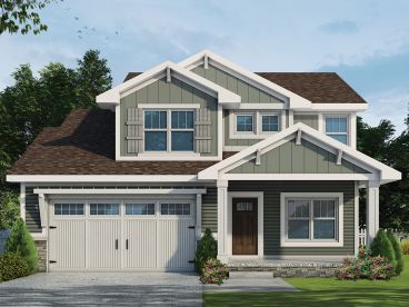 Craftsman House Plan, 031H-0437