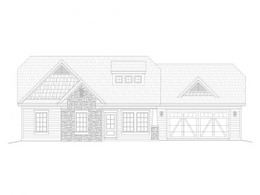 One-Story House Plan, 062H-0058