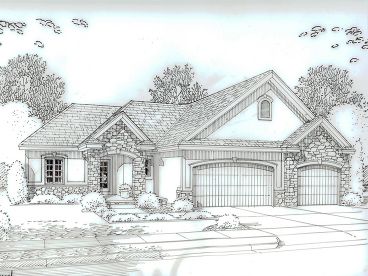 One-Story House Plan, 050H-0089