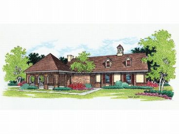 Ranch House Design, 021H-0017