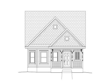Narrow Lot House Plan, 062H-0018