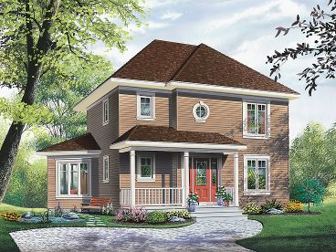 Country Home Plan, 027H-0170