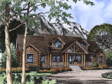 Country Craftsman Home, 043H-0188
