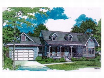 Country House Plan, 004H-0036