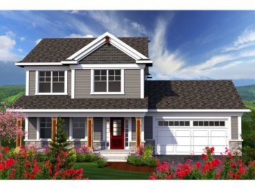 Two-Story House Plan, 020H-0341