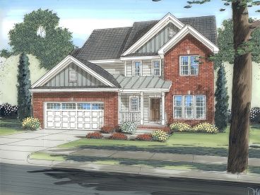 2-Story House Plan, 050H-0091
