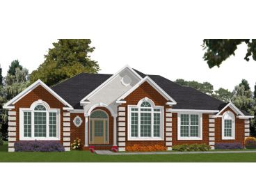 Traditional Ranch Home Plan, 073H-0030