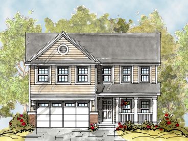 Two-Story House Plan, 031H-0216