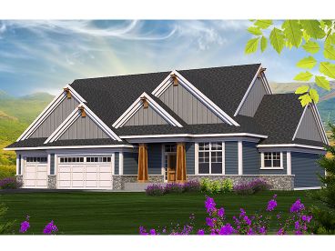 Craftsman House Plan, 020H-0378