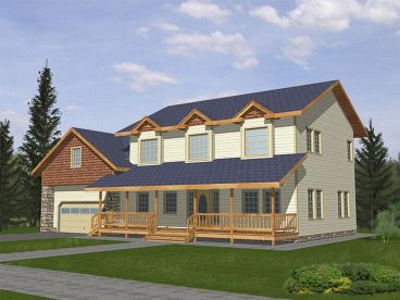 Country House Plan, 012H-0036