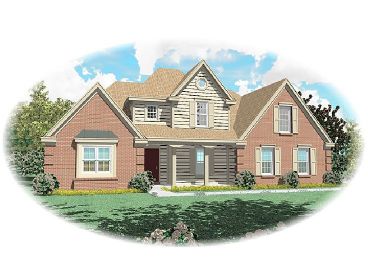 Two-Story House Plan, 006H-0071