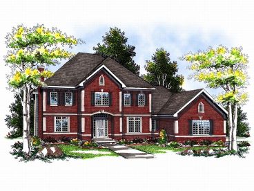 Two-Story House Plan, 020H-0004
