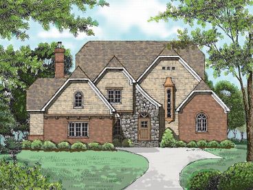 Two-Story House Plan, 029H-0058