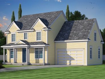 Two-Story House Plan, 031H-0267