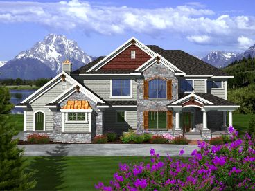 Two-Story House Plan, 020H-0321