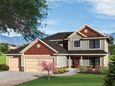 Two-Story House Plan, 020H-0259