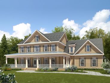 Country House Plan, 019H-0183