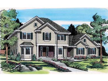 Two-Story Home Plan, 047H-0017