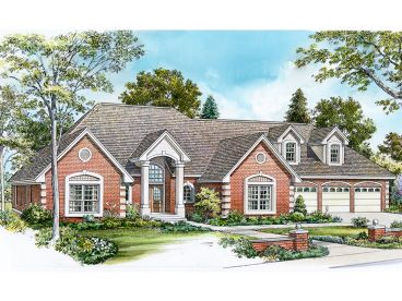 Traditional Home Plan, 008H-0048