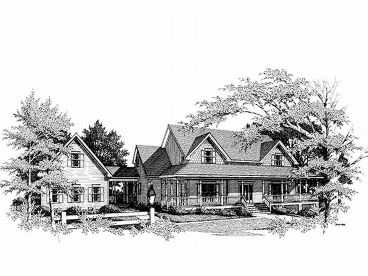 Country House Plan, 007H-0106