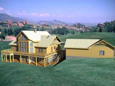 Mountain House Plan, 012H-0088