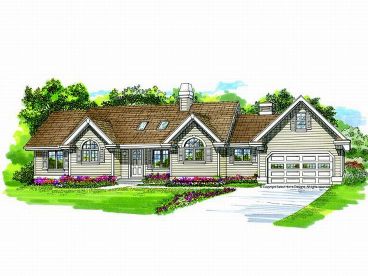 One-Story House Plan, 032H-0064