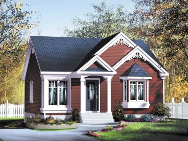 Cottage House Plan, 072H-0246