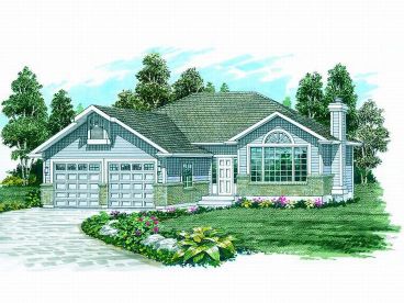Traditional Home Plan, 032H-0033