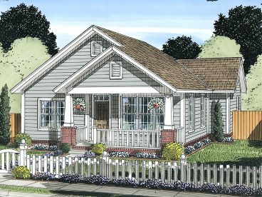 Cottage House Plan, 059H-0174