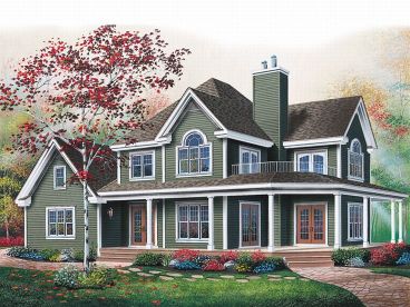 Country Home Plan, 027H-0150