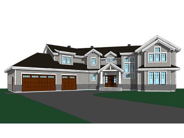 Two-Story House Plan, 027H-0475