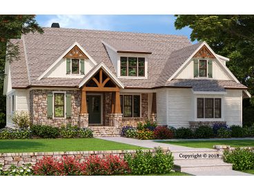 Craftsman House Plan, 086H-0036