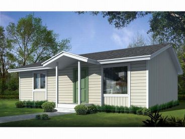 Cottage Home Plan, 026H-0121