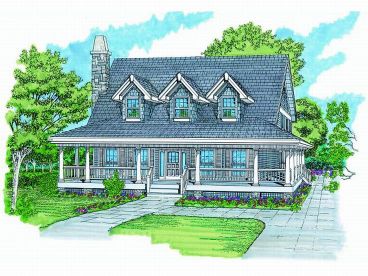 Country House Plan, 032H-0070