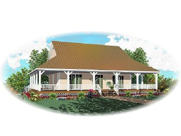 Country House Plan, 006H-0055
