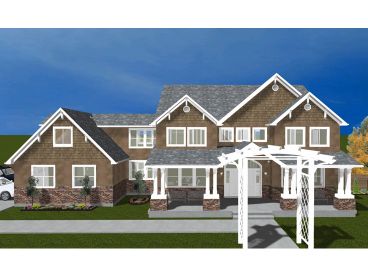 Craftsman House Plan, 065H-0036