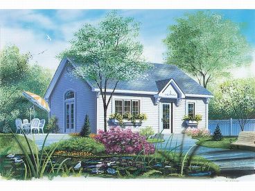 Cottage Home Plan, 027H-0002