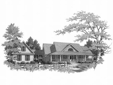 Country House Plan, 019H-0071